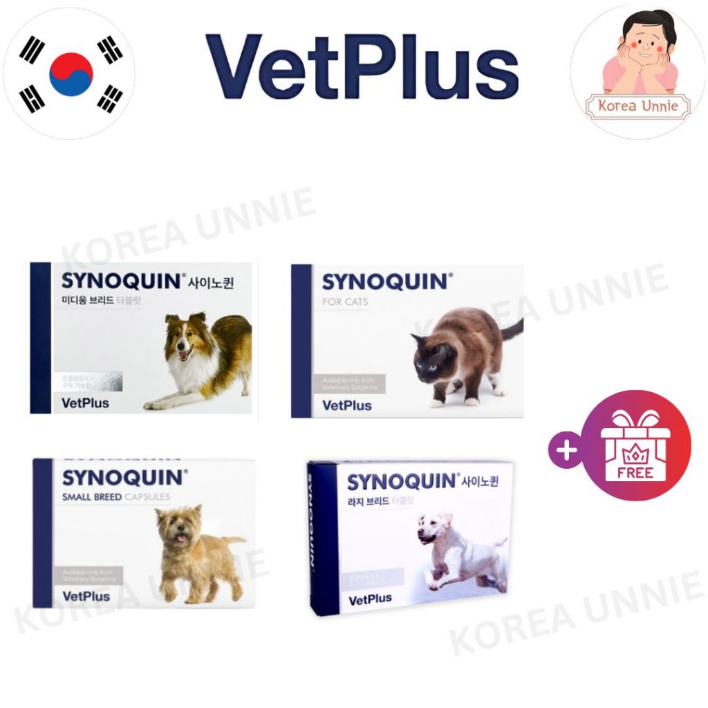 [ Vetplus ] Synoquin EFA Tablet Capsule Small Medium Large Breed Dog Cat