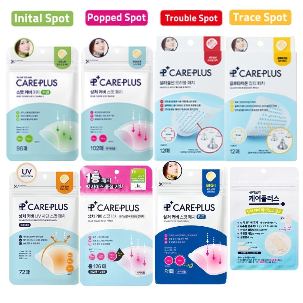 Careplus แผ่นสติกเกอร์แปะสิว สําหรับดูแลสิว