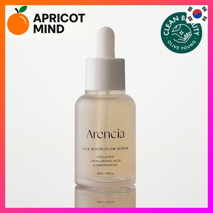 [Dia Glow] Arencia Rice Mucin Glow Serum 30 ml ( คอลลาเจน + ไฮยาลูรอน & ไนอาซินาไมด์)