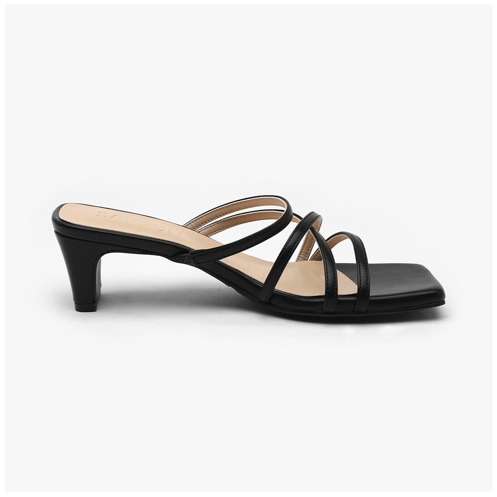 SAPPUN Natalie Square Strap Sandal Mules (5cm) รูปที่ 6