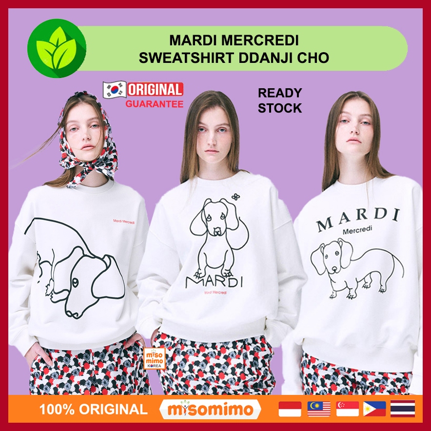 แท้ / พร้อมส่ง Mardi Mercredi SWEATSHIRT DDANJI CH01 CH02 CH06 ของแท้ 100%