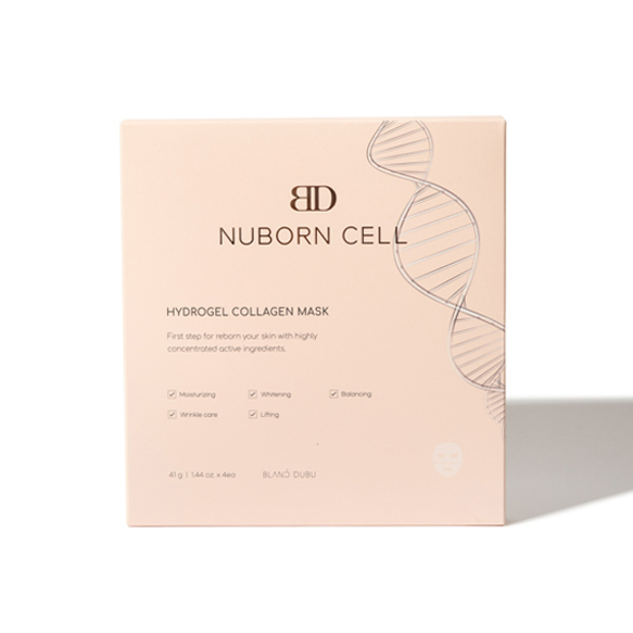 [BLANC DUBU] Nuborn Cell Hydrogel Collagen Mask (4 แผ่น)