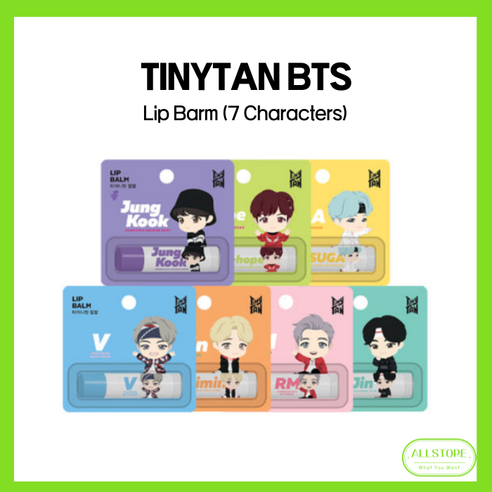 [TinyTan Bts] Lip Balm 7 Set - จัดส่งจากเกาหลี