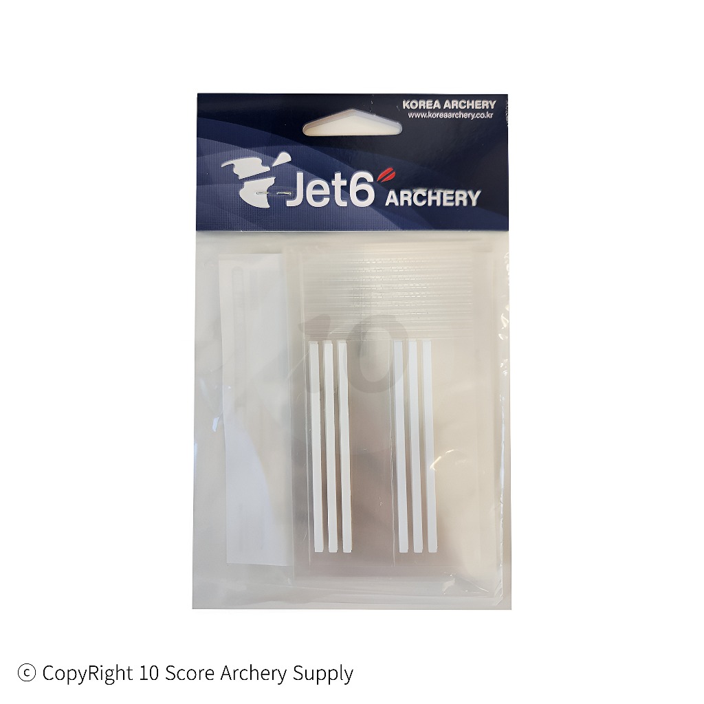 Jet6 Triple เทปกาวติดขนลูกธนู, กาวยึดขนธนู (10 แผ่น)