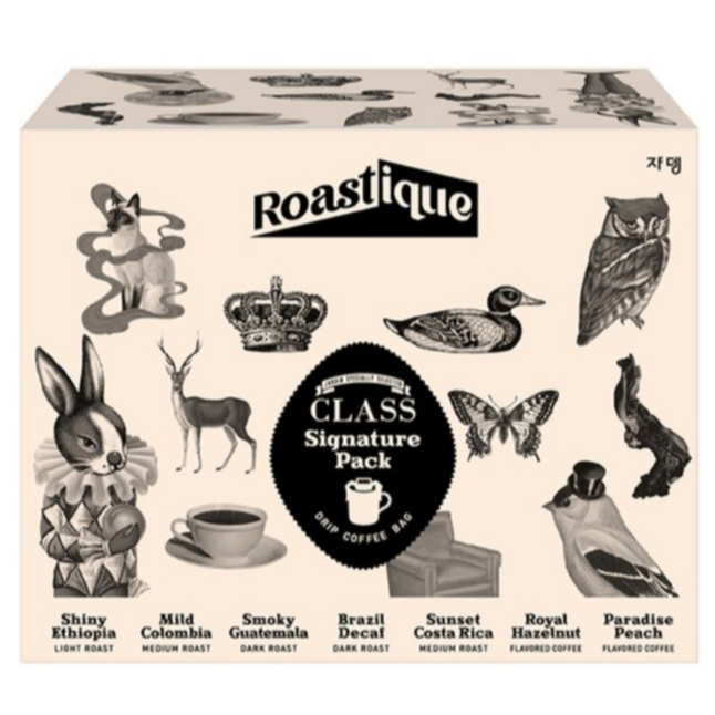 [Jardin] CLASS Signature Drip Bag Coffee Set – 12 แพ็ค (8g x 12 ชิ้น) | กาแฟรวมต้นทางและรสเดี่ยว