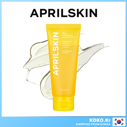 Aprilskin Real Calendula Peel Off Mask 100g RENEWAL พร้อม FREEBIES
