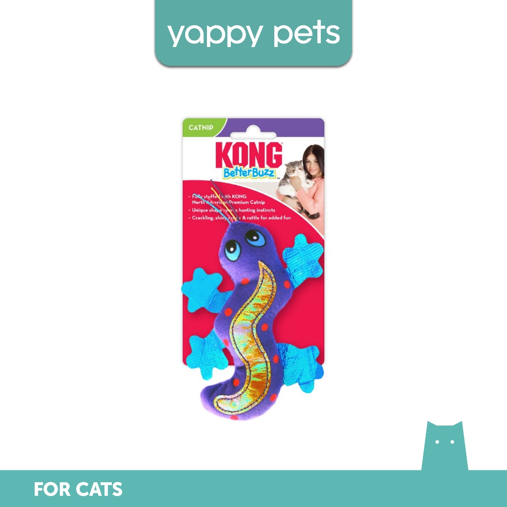 KONG Better Buzz Gecko (ขนาดเดียว) 1 ชิ้น