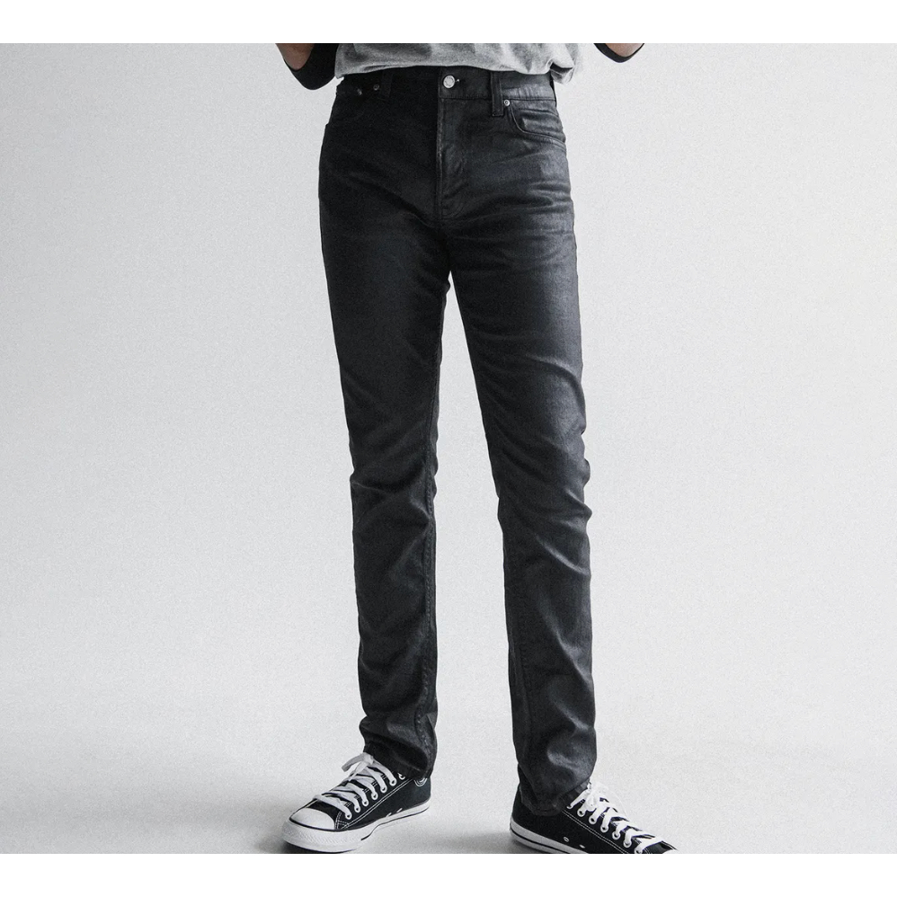 Nudie Jeans / Lean Dean Back 2 สีดํา