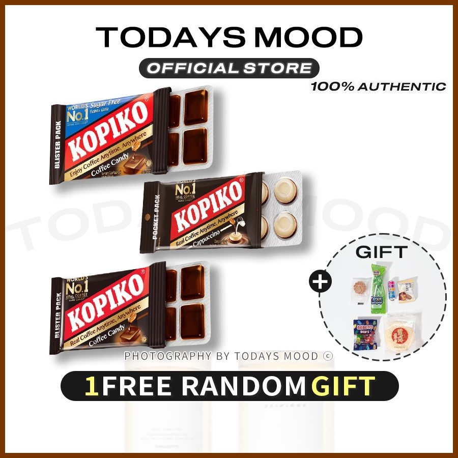 [KOPIKO] (24 แพ็ค) Coffee Candy Blister pack | Vincenzo Song joong-ki คาปูชิโน่ ซีโร่ ชูการ์ ฟรี ลูกอม ขนมหวาน