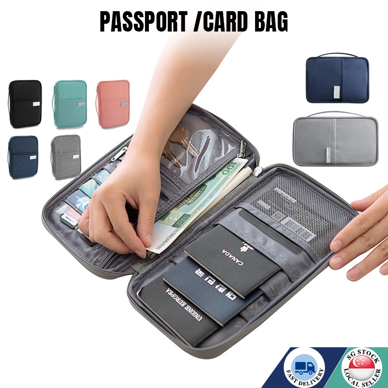 Passport Bag Passport Holders Travel Document Package Card Holder Bag Travel Document Storage Bag Pa