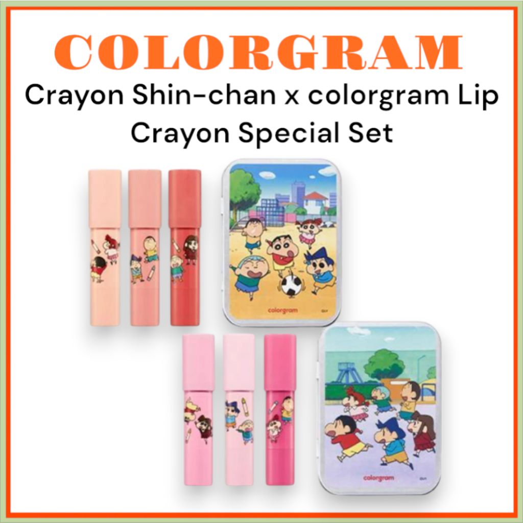 [colorgram] Crayon Shin-chan x colorgram Lip Crayon Special Set
