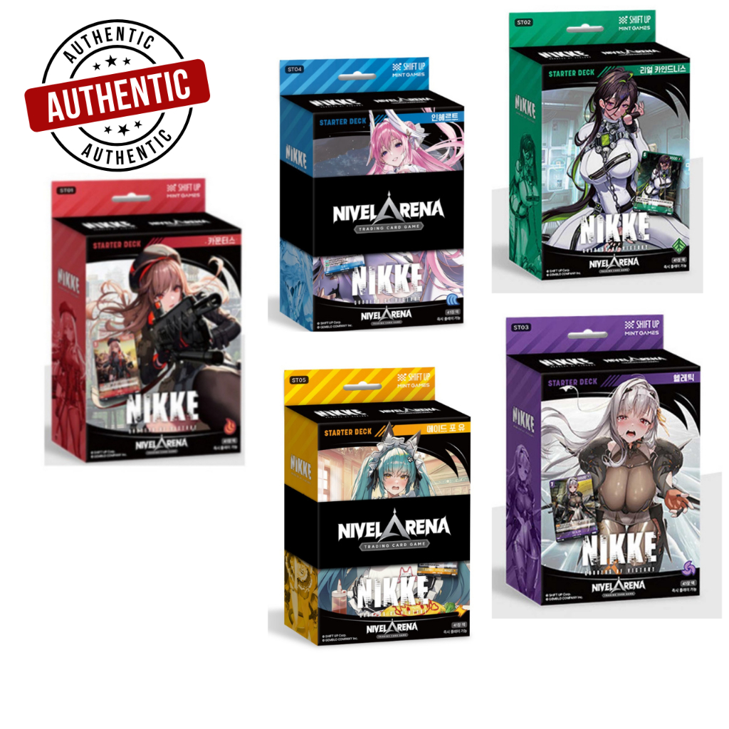 [NIKKE] Nivel Arena Starter Deck Korean Ver. Counters vs Real Kindness vs Helletic vs Inherrt vs Madeforyou