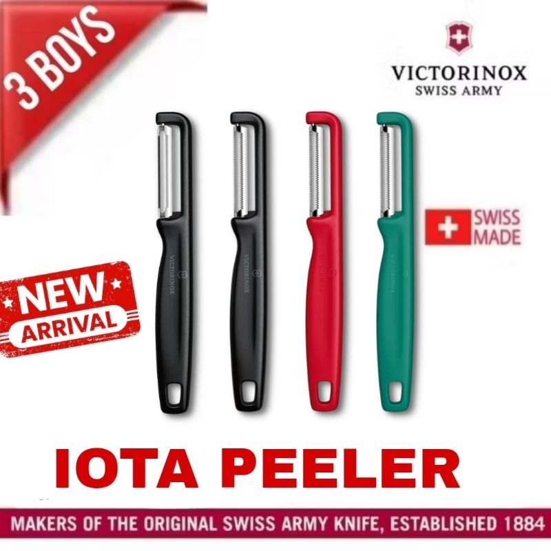 ที่ปอกผลไม้Victorinox รุ่น Star Peeler Double Edge Stainless ใบเรียบ (6.0912)โดดเด่นทนทานใช้งานง่าย ของแท้ Swiss made