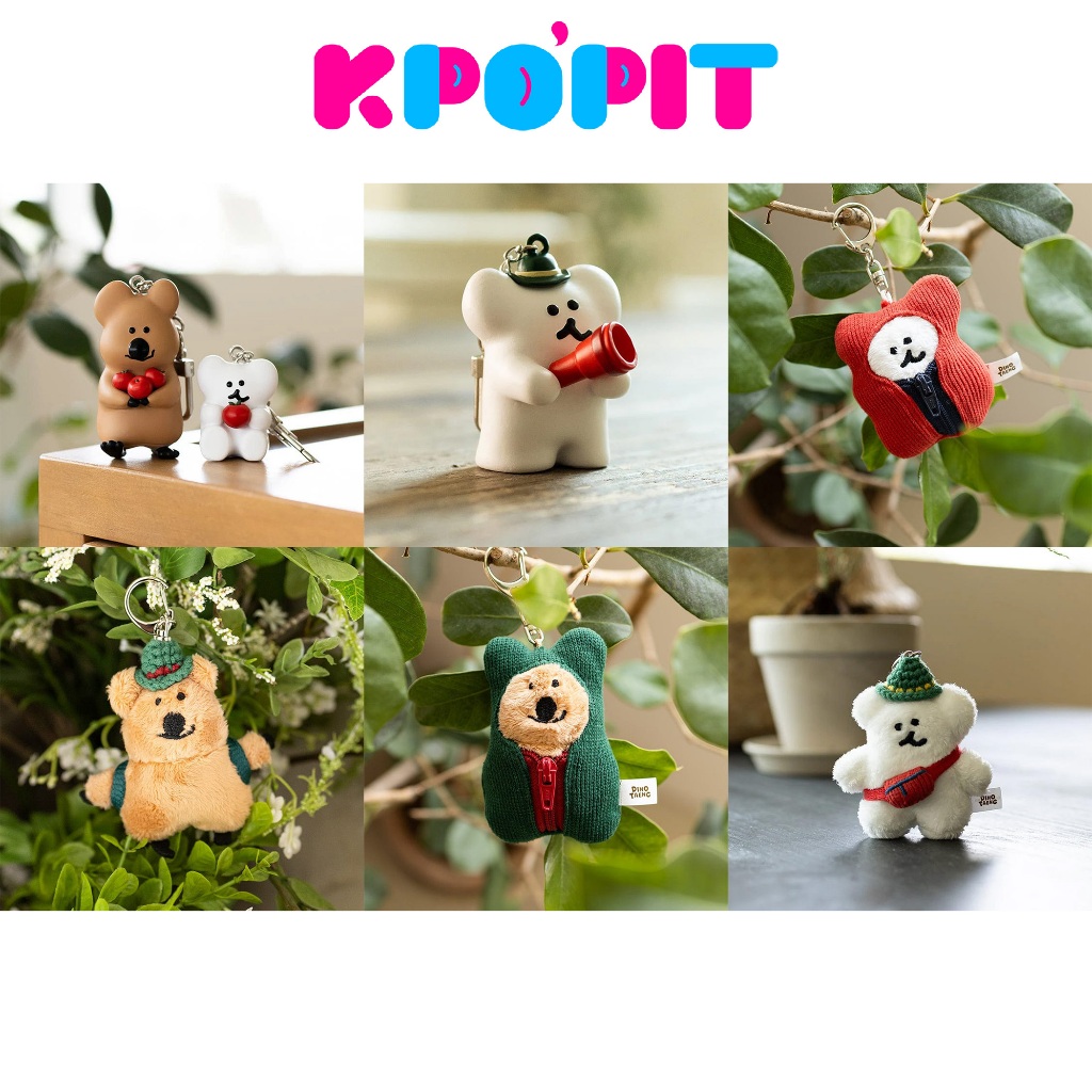 DINOTAENG BOBO IN THE WOODS - KEYRING