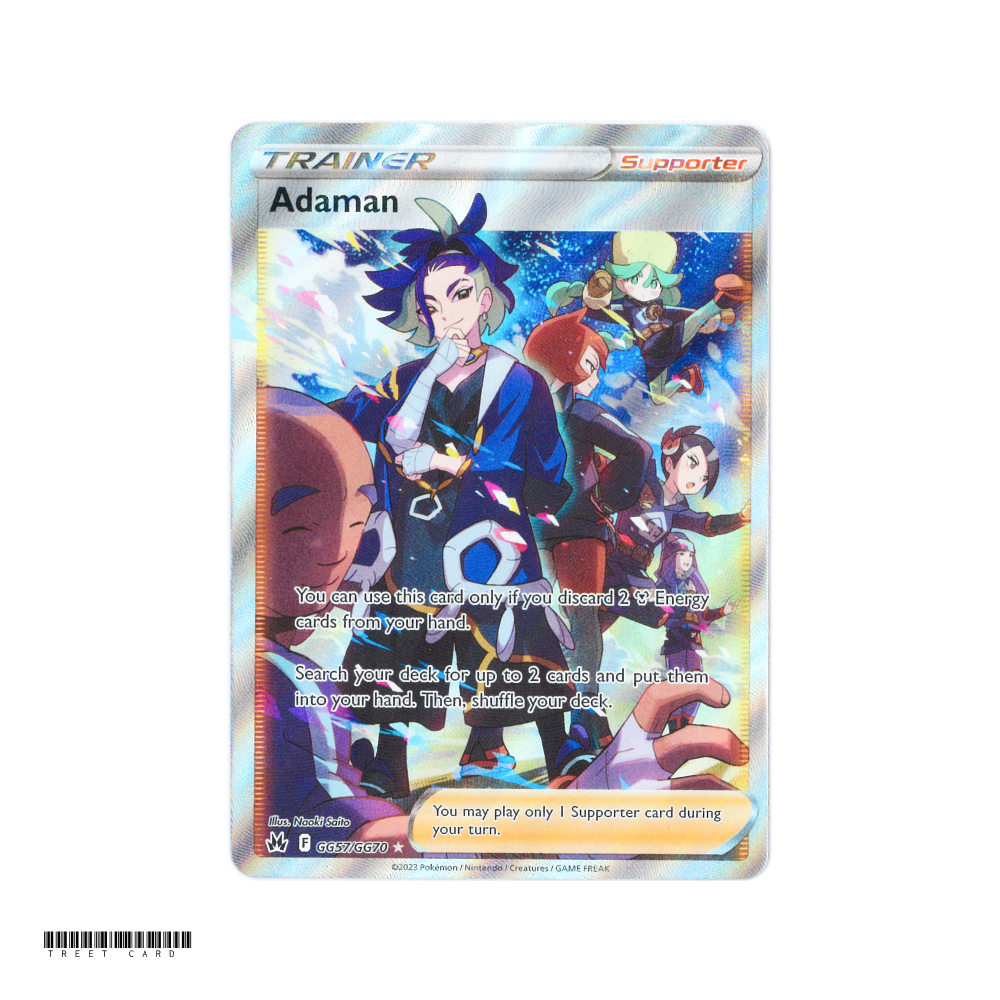 Adaman GG57/GG70 Crown Zenith EN การ์ดเกมโปเกมอน PTCG