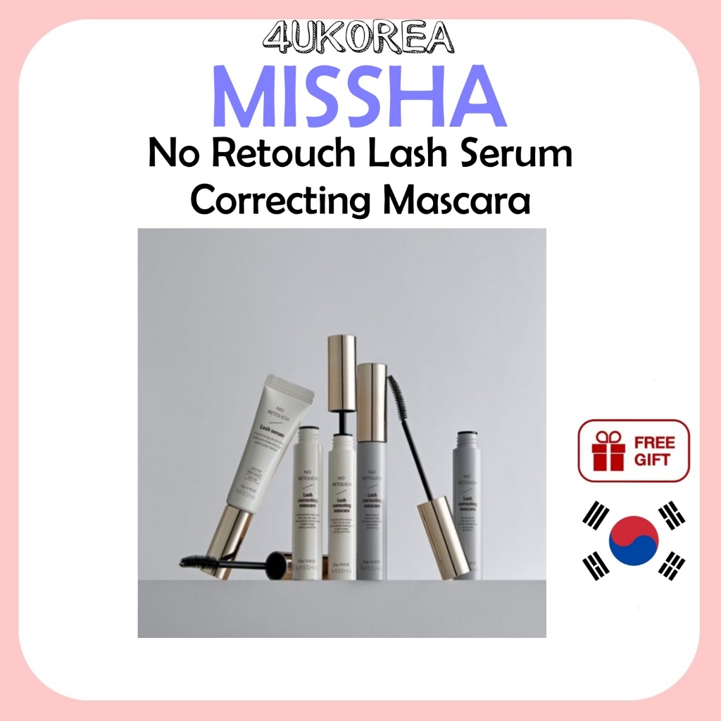 MISSHA No Retouch Lash Serum Correcting Mascara 7g/K-BEAUTY