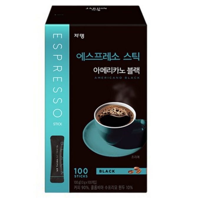 [Jardin] Espresso Stick Americano Black Coffee Mix (1g x 100 แท่ง)
