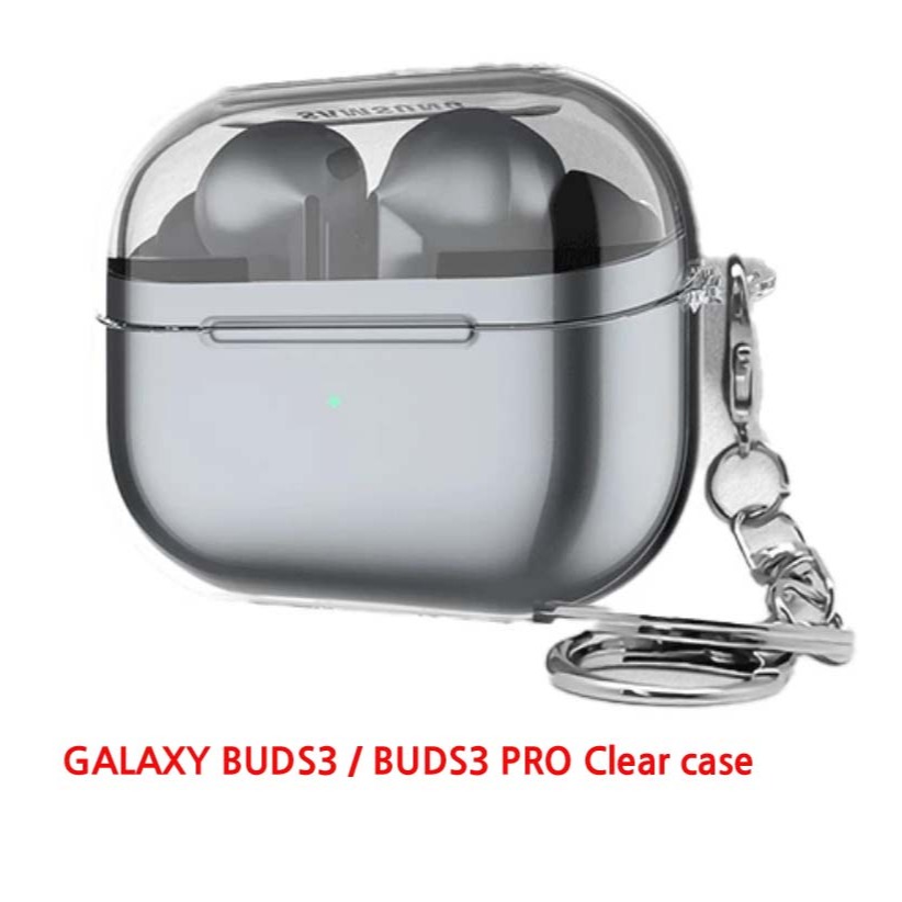 เกาหลี GALAXY {BUDS3/BUDS3PRO/Buds3FE} เคสป้องกัน เคสแข็งใส ไม่เหลือง เคสหูฟัง DC