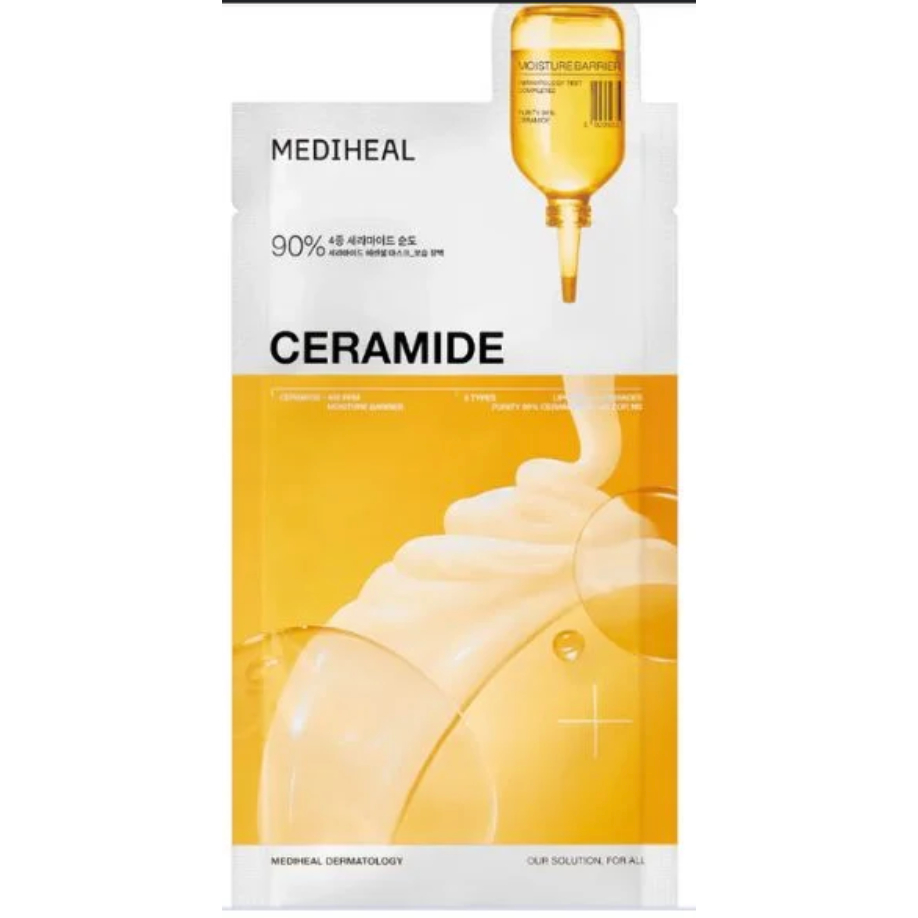 MEDIHEAL Creamide Mask Sheet – Deep Moisturizing & Barrier Strengthening Facial Sheet Mask