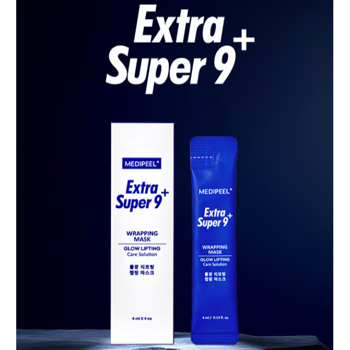 Mediphil Extra Super 9 Plus Water Glow Lifting Wrapping Mask 4 ml 4ea