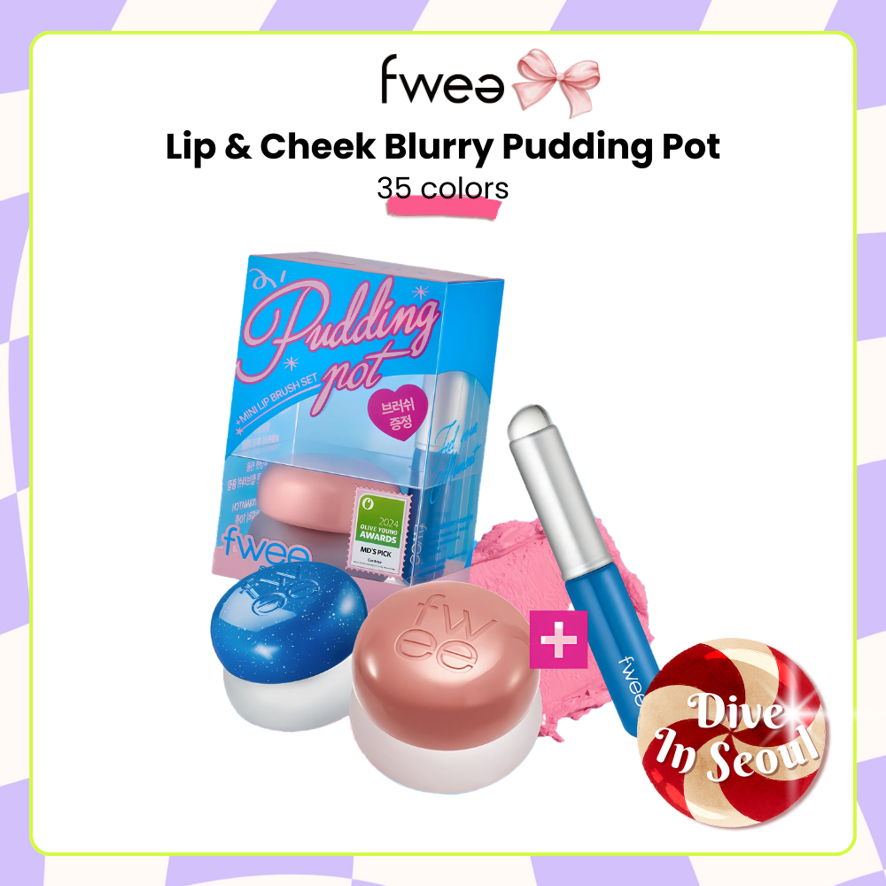 [FWEE] Lip & Cheek Blurry Pudding Pot – 30 สี / 5g