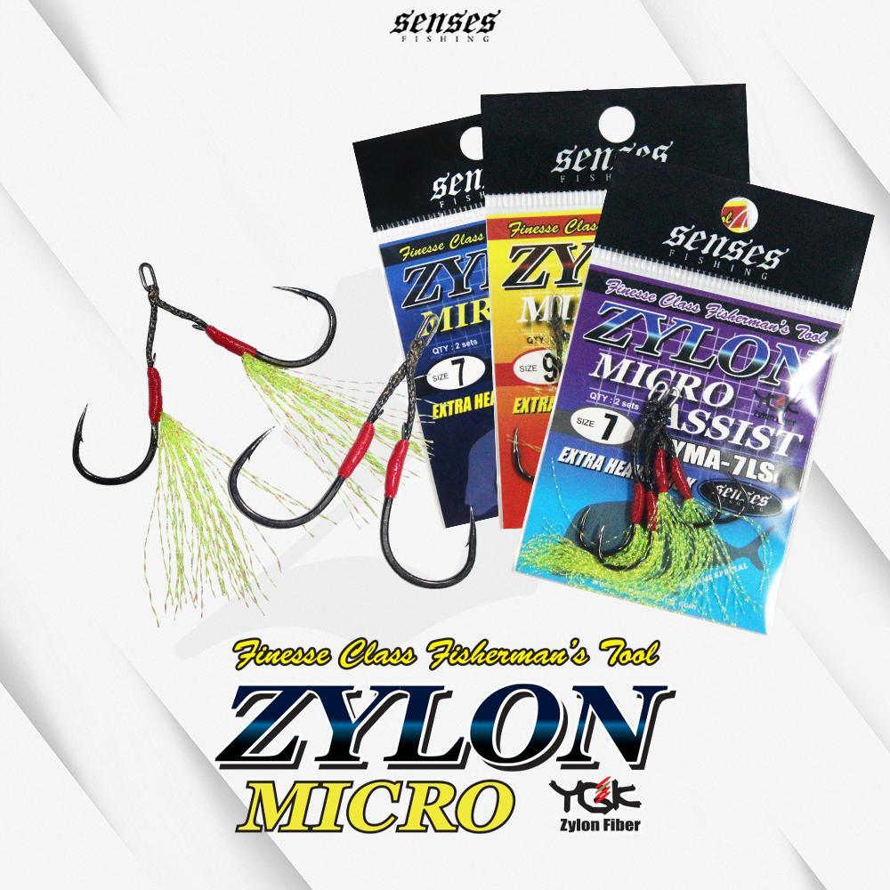 Senses Zylon Micro Assist Double Hook YGK