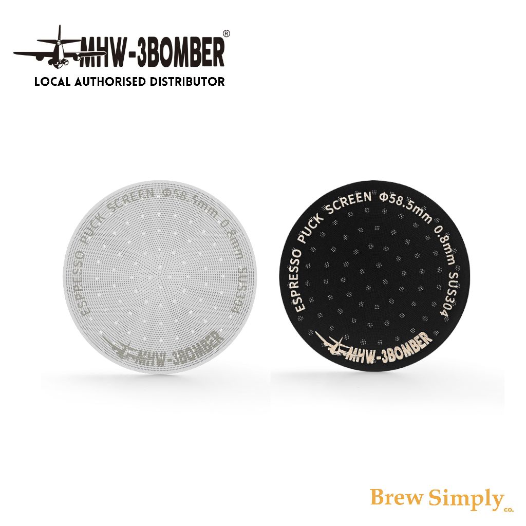 MHW-3BOMBER หน้าจอ Puck สแตนเลสระดับพรีเมียม 51/53/58 มม. - อุปกรณ์เสริมเอสเปรสโซคุณภาพสูง