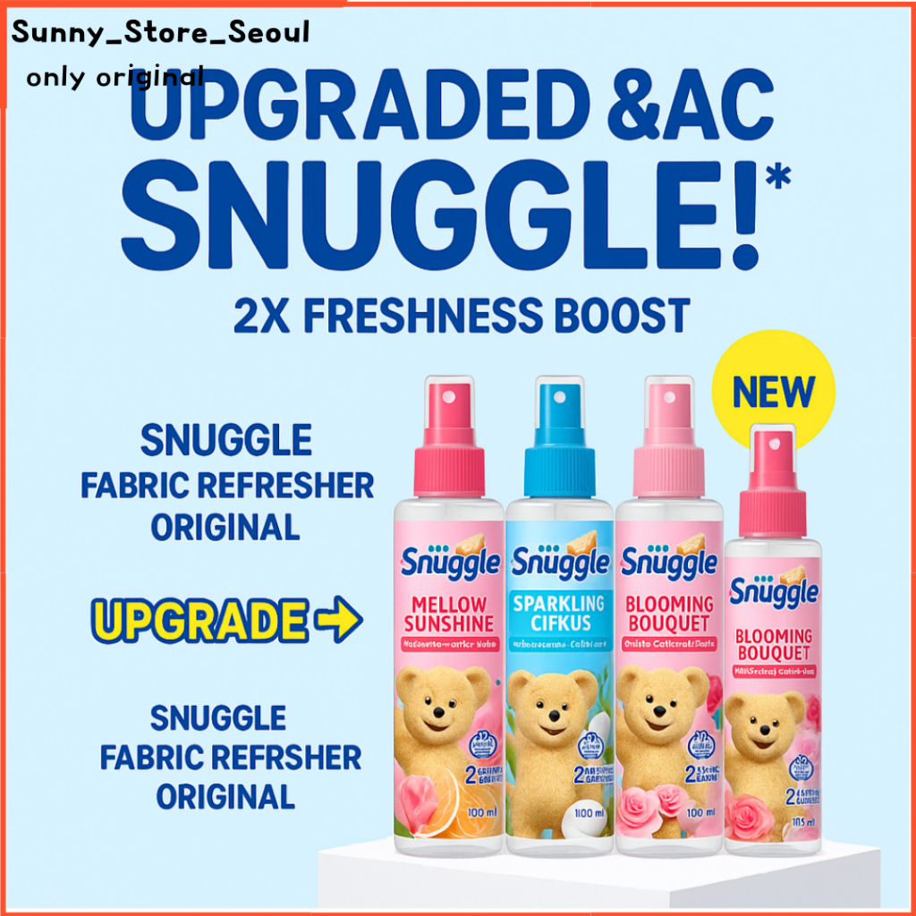 Snuggle Fabric Refresher Spray – 150ml / 470ml – เลือก 1 ใน 6 กลิ่น