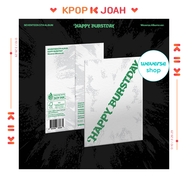 [POB] (WEVERSE ALBUMS ver.) SEVENTEEN [HAPPY BURSTDAY] 5th ALBUM (26th May.2025)