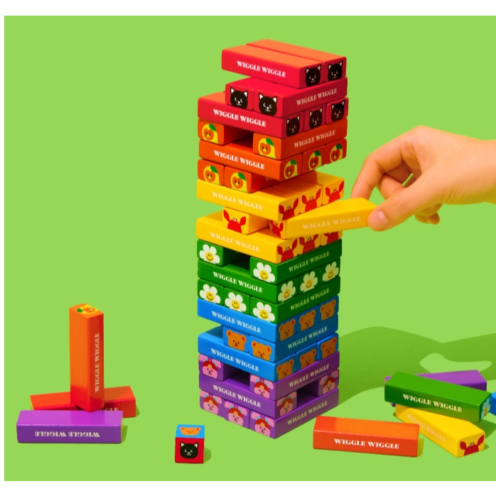 🎀【พร้อมส่ง】2024 Wiggle Wiggle Wood Block - Wiggle Friends