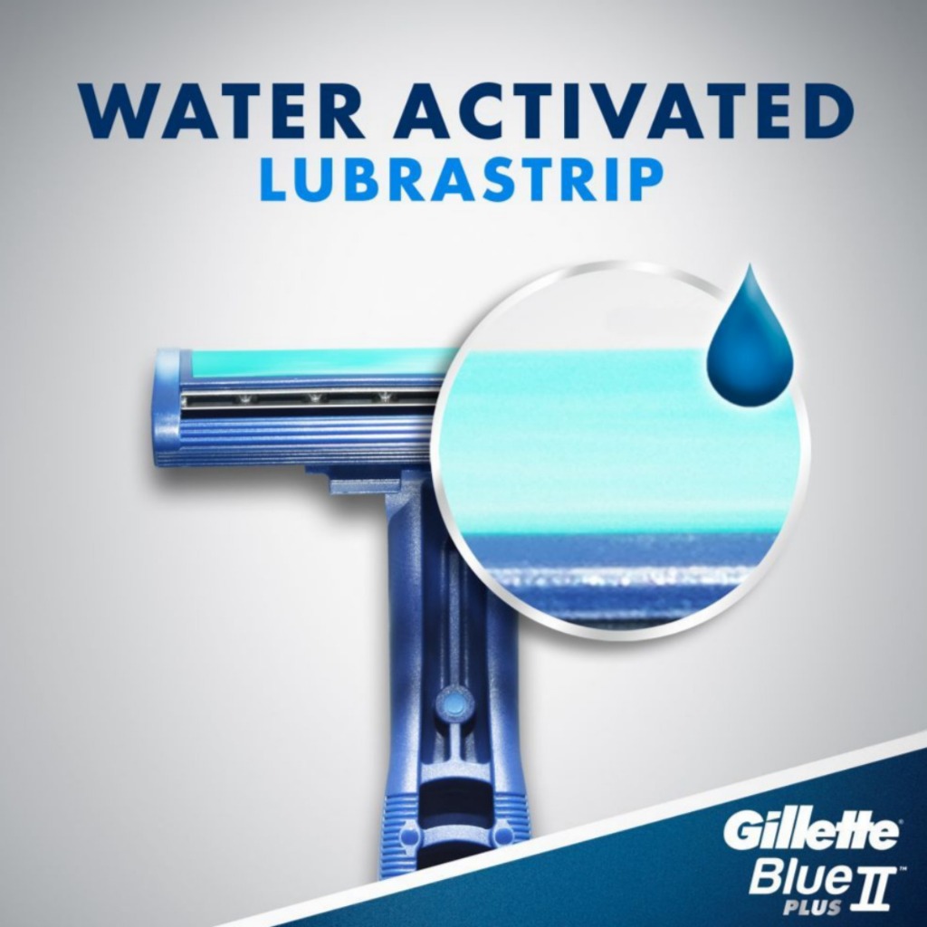 เครื่องโกนหนวด GILLETTE Blue II PLUS 11 ชิ้น/แพ็คมีดโกนแบบใช้ซ้ําได้แบบใช้แล้วทิ้ง / จากโซล, เกาหลี ราคา ถูกที่สุด ดีลบีเคเค แกลเลอรีภาพที่ 5