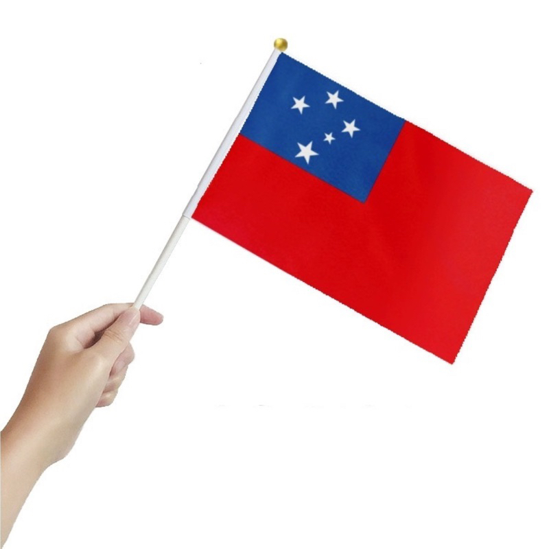 Spot Delivery 86 Saoma 5PCS Hand-Waving Flag 14*21*30 ซม.ธงโลกแฟน Props วันชาติ Meting Club Flags