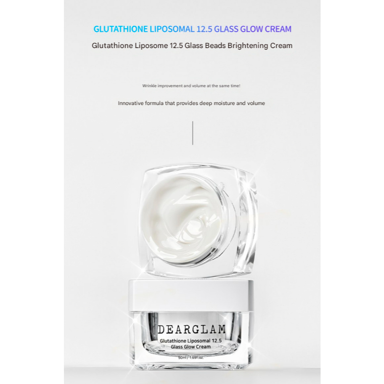 Dear Glam Glutacion Liposome 12.5 Glass Glow Volume Cream 50ml 2 ชิ้น