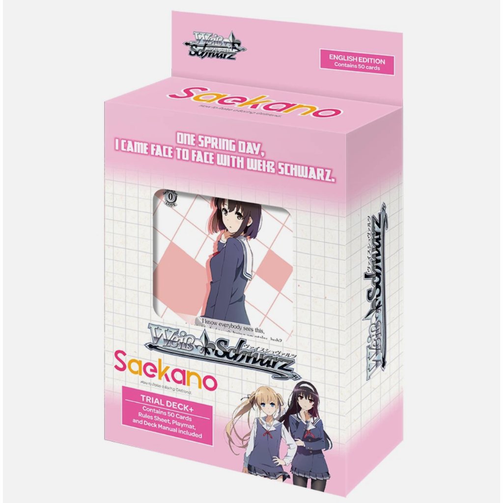Weiss Schwarz Saekano ภาษาอังกฤษ วิธีเลี้ยงเด็คทดลองแฟนสาวที่น่าเบื่อ +