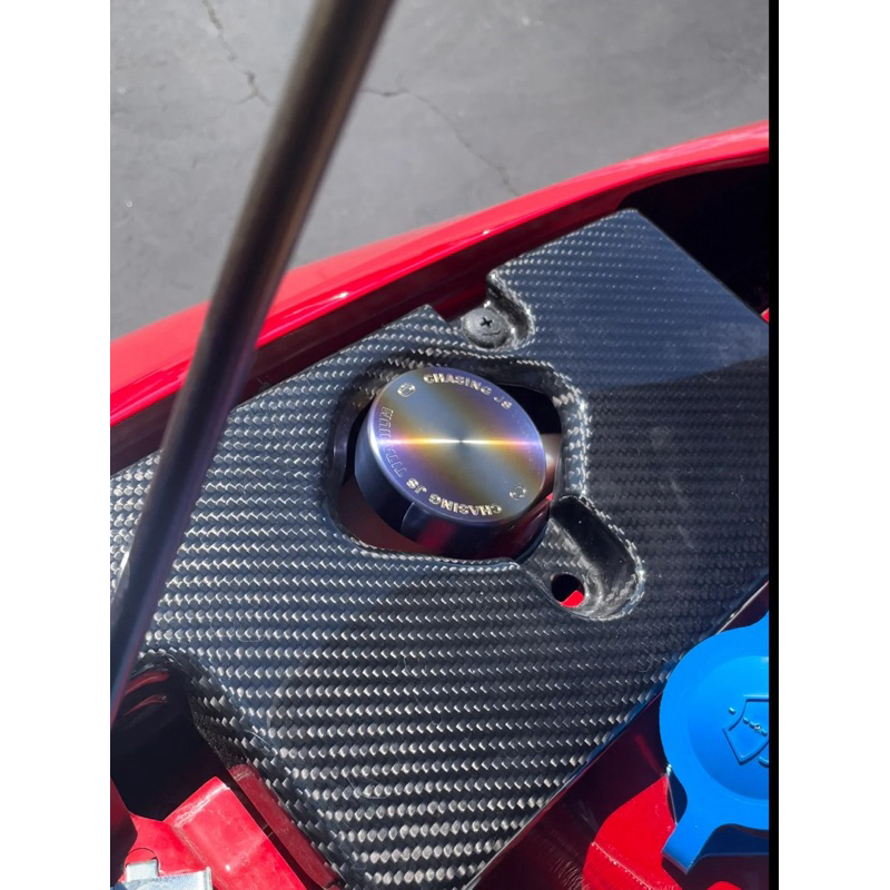 Chasing Js Titanium Washer Fluid Cap Wiper Tank Cover