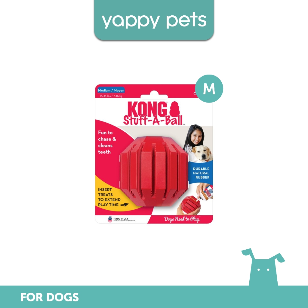 KONG Classic Stuff-A-Ball (กลาง) 1 ชิ้น