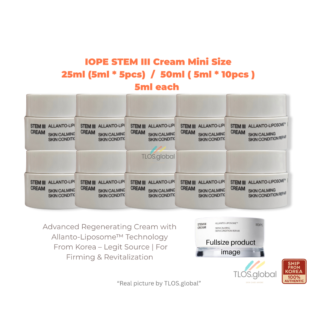 IOPE STEM III Cream 5ml – 5pcs / 10pcs (Mini Size) วันหมดอายุ 2027 - 11