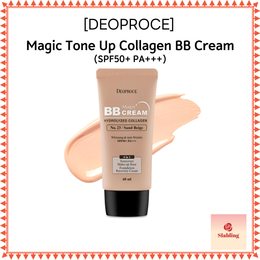[DEOPROCE] Magic Tone Up Collagen BB Cream SPF50+ PA+++, 60ml