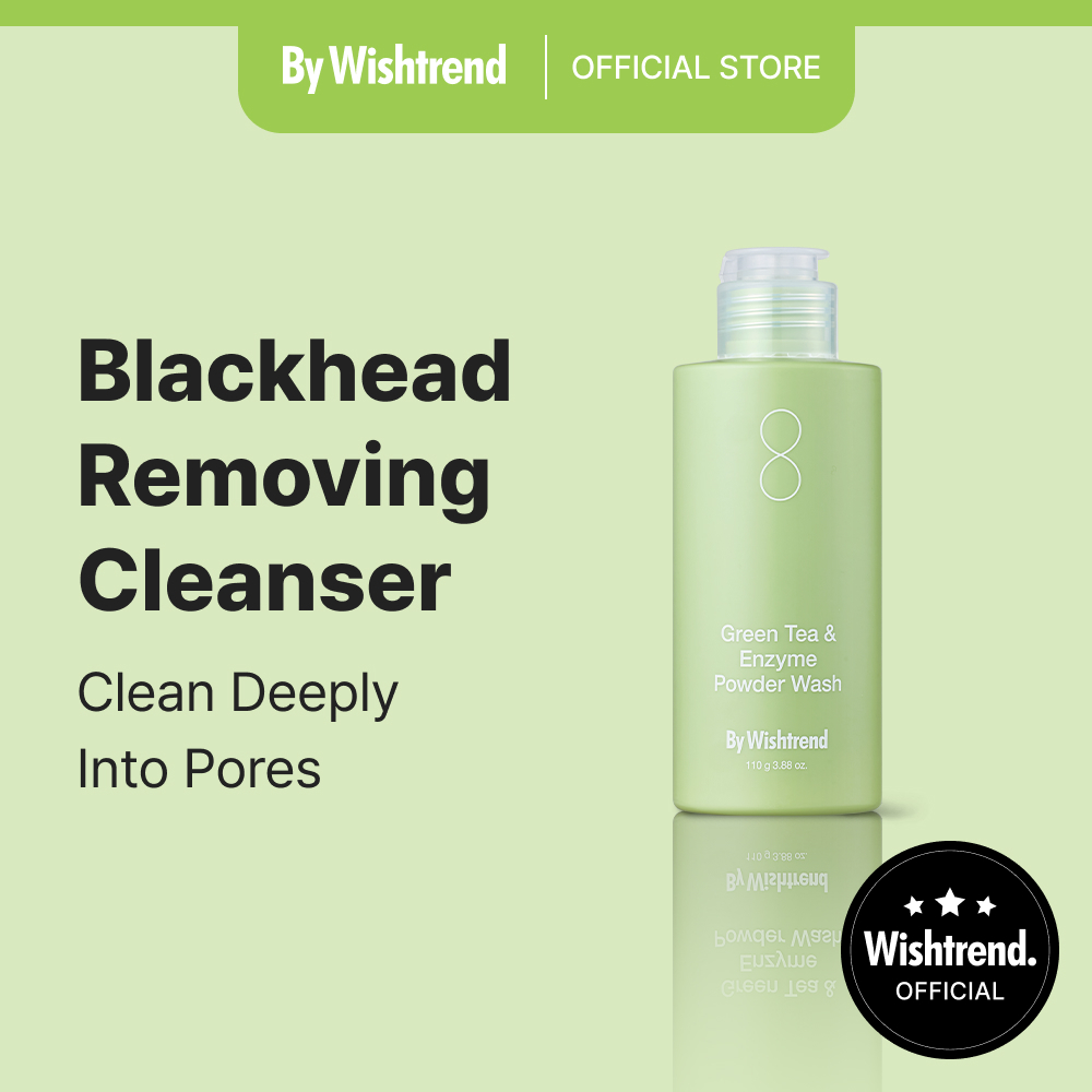 [By Wishtrend] Green Tea Enzyme Powder wash กรีนทีและเอนไซม์ผงล้างหน้า 110g