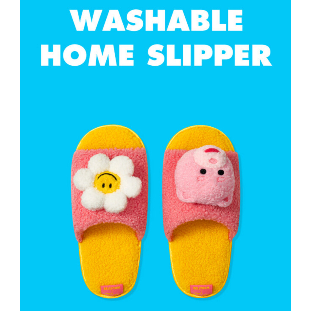 [BELLYGOM X Wiggle Wiggle] WASHABLE HOME SLIPPER