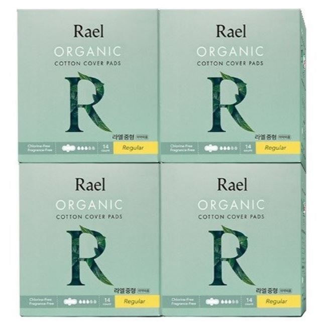 [1+1+1+1] ผ้าอนามัยผ้าฝ้ายออร์แกนิกเกาหลี Rael