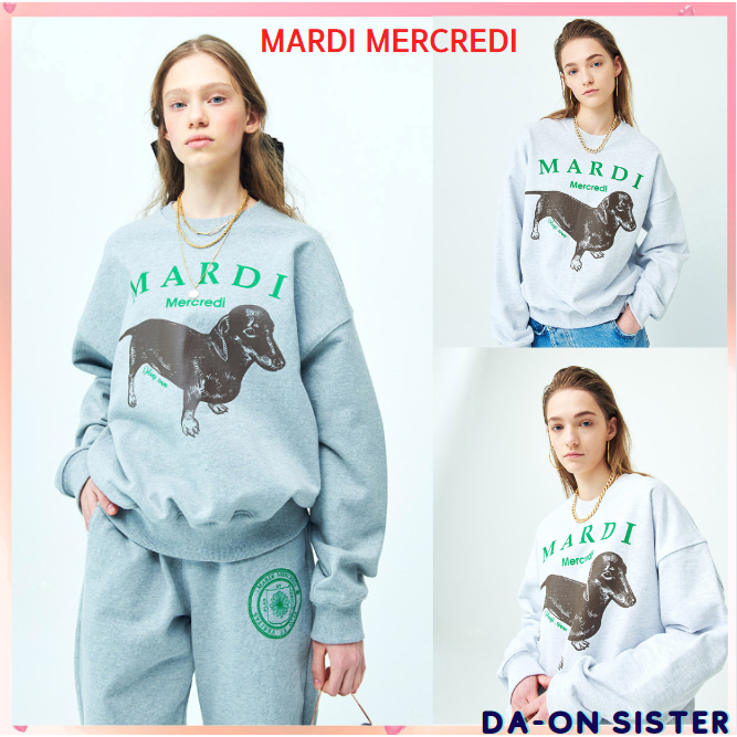 [ Mardi MERCREDI ] SWEATSHIRT DDANJI 2Color korea แท้ 100%