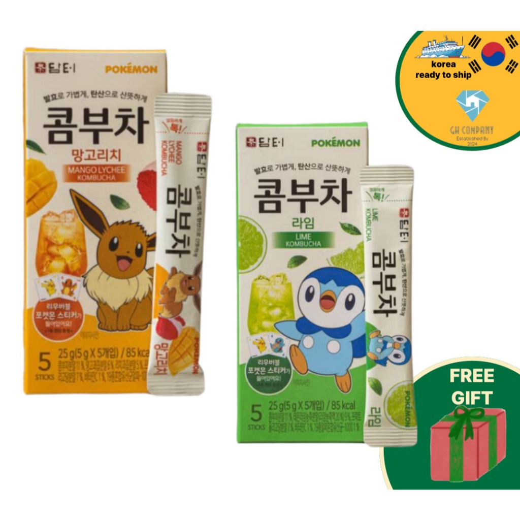 Damtuh Pokemon Kombucha Tea 5 มะนาว/มะม่วง