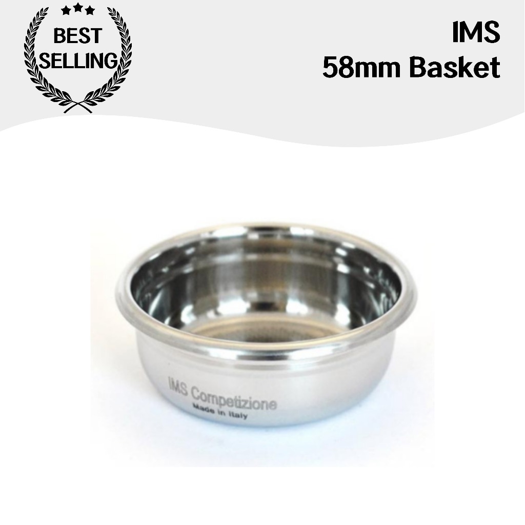 Ims Basket coffee Machine portable Filter 58mm (B702TH28.5M) Bottomless Advanced สกัดกาแฟ ดีไซน์พกพา ของใช้จําเป็นบาริสต้า ใช้ได้กับเครื่องต่างๆ