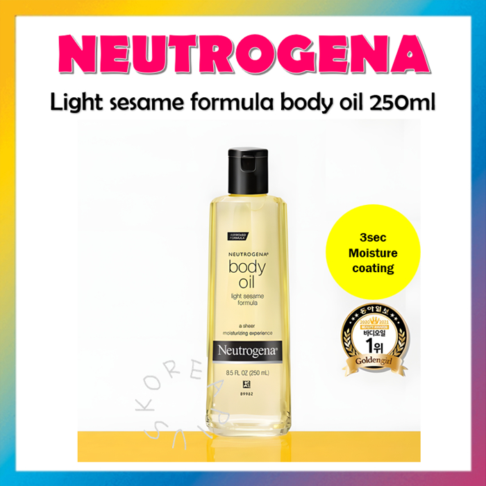 [Neutrogena] Neutrogena Light seaseme body oil 250mL