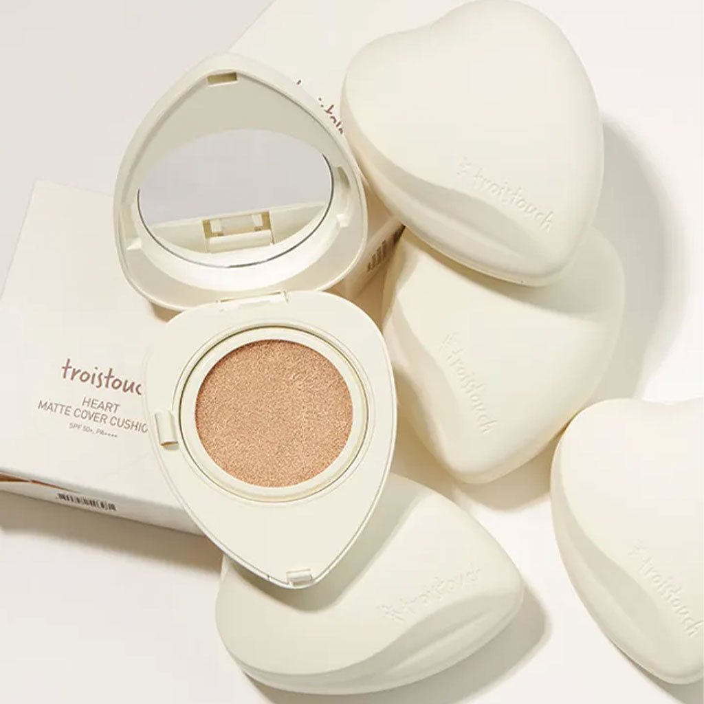 [TROISTOUCH] Heart Cover Cushion Foundation Matte Aqua Glow คูชั่น คุชชั่น คุชชั่นรองพื้น - รูปที่ 7
