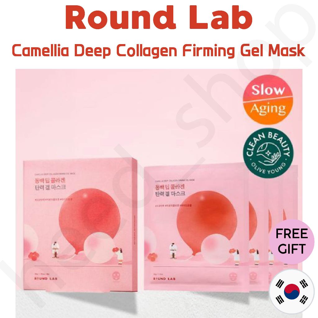 Round LAP Camellia Deep Collagen Firming Gel Mask 1p / 4p