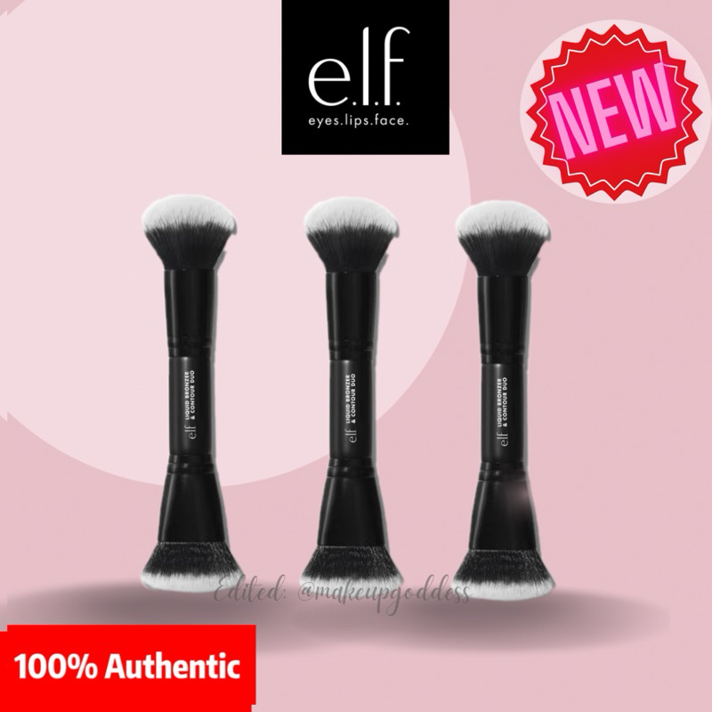 SG SELLER ELF Cosmetics Liquid Bronzer & Contour Duo Brush (1 แปรง)