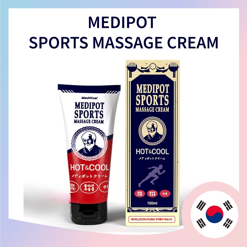 Medipot MSM Sports Massage Glucosamine Cream 100ml