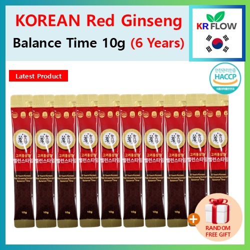 สารสกัดโสมแดงเกาหลี Balance Time 10g (10T)+ RANDOM FREE GIFT / โสมแดง 6 ปี / สินค้าใหม่ล่าสุด